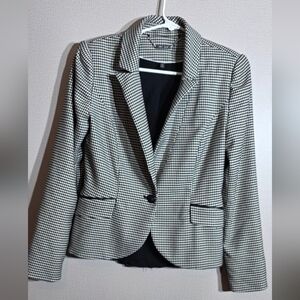 White House Black Market Houndstooth Jacket